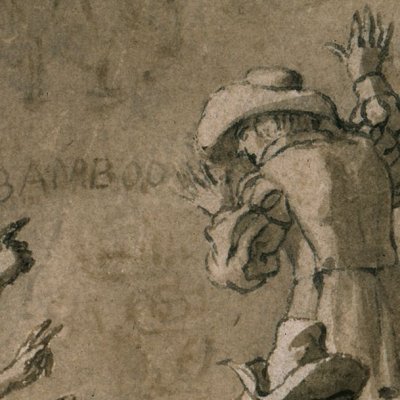 Les Bentvueghels dans une taverne à Rome - Pieter van Laer
