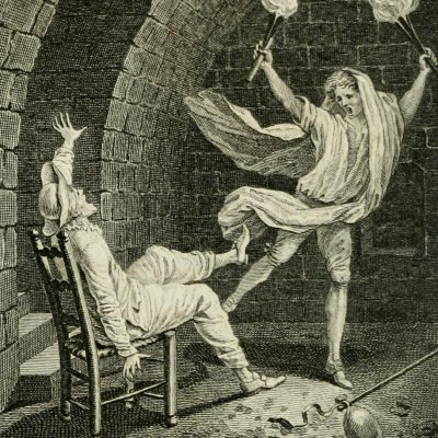 Les trois commères (Lesage, Œuvres choisies, 1810, t14) - Marillier