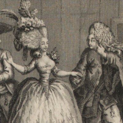 La Jolie-Paradeuse (Rétif, Les Contemporaines graduées, vol. 42, 1785) - Binet