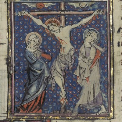 Esculape comparé à Jésus-Christ (Le romant des Fables Ovide le Grant, Ms-5069 réserve, F21r)