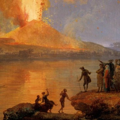 L'éruption du Vésuve (version de Toulon) - Volaire