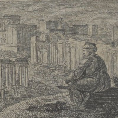 Les ruines de Palmyre (frontispice des Ruines de Volney) - Martini