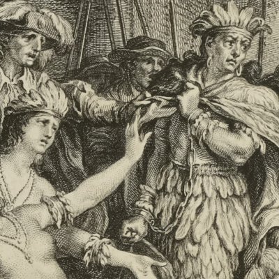 La découverte du nouveau monde, tragédie (Coll. compl. Londres, t8, 1776) - Moreau