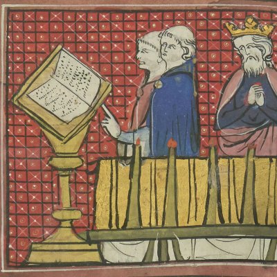 Les funérailles d'Hector (Roman de Troie, Bnf Français 60, f101r)