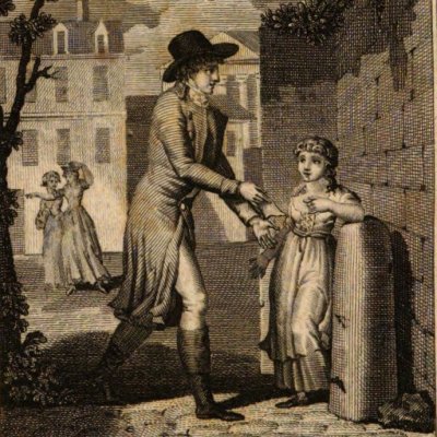 Blessing fait un échange avec une jeune fille (Nelson, vol.2-1, Lepetit, An VI) - Mariage d'après Challiou