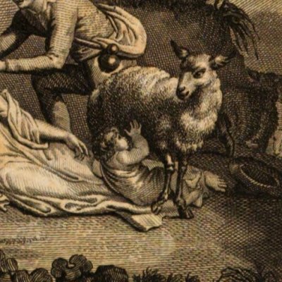 Madame de Montfort et son fils sont secourus par un berger (Nelson, t2-2, Lepetit, An VI) - Mariage d'après Challiou