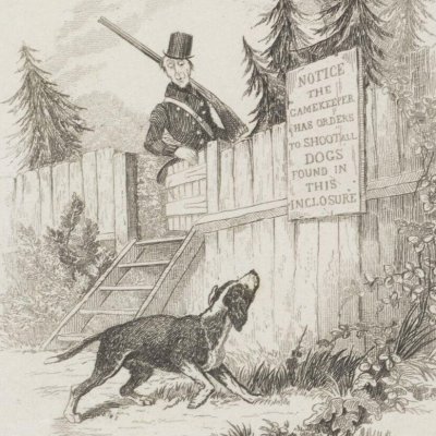 The Sagacious Dog (M. Pickwick, éd. 1837, Le chien avisé) - Seymour