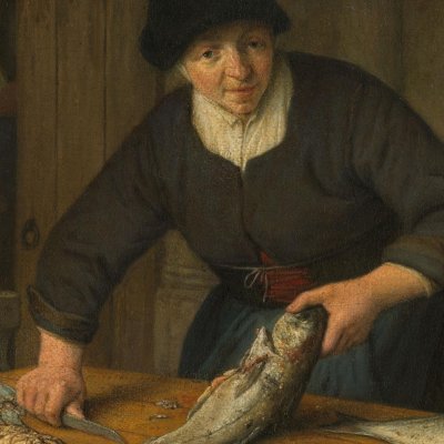 La marchande de poissons (version d'Amsterdam) - Adriaen van Ostade