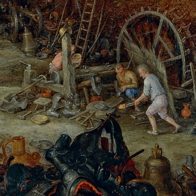 Les quatre éléments. Le feu (Série Borromeo) - Jan Brueghel l'Ancien