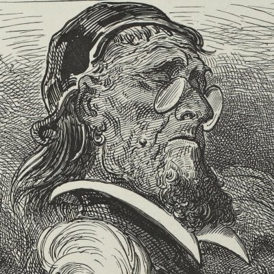 « Absit ! s'écria le médecin » (Don Quichotte, éd. 1863) - G. Doré
