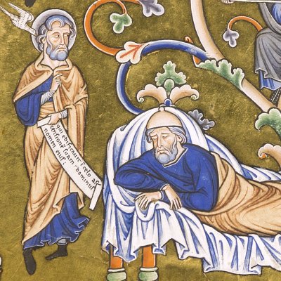 L'arbre de Jessé (Psautier d'Ingeburge, f14v)