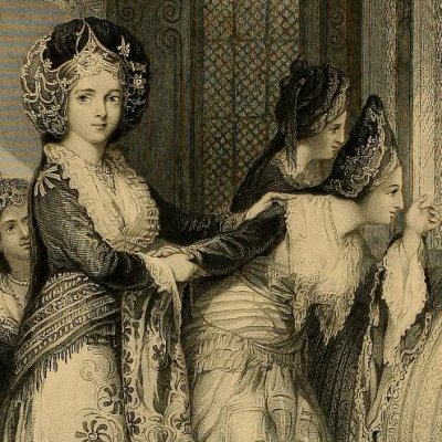 L'odalisque favorite (Constantinople and the scenery…) - Thomas Allom
