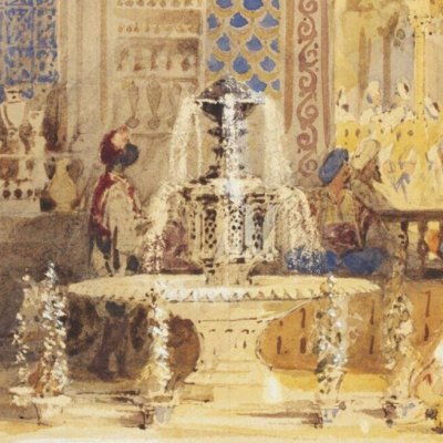 Intérieur d'un caffinet turc - Thomas Allom