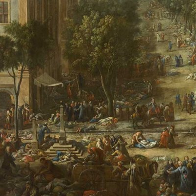  Vue du Cours Belsunce pendant la peste de 1720 - Michel Serre