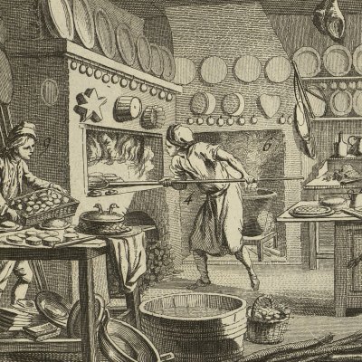 La boutique d'un pâtissier (Encyclopédie, t. 29, Pâtissier, Pl. 1)