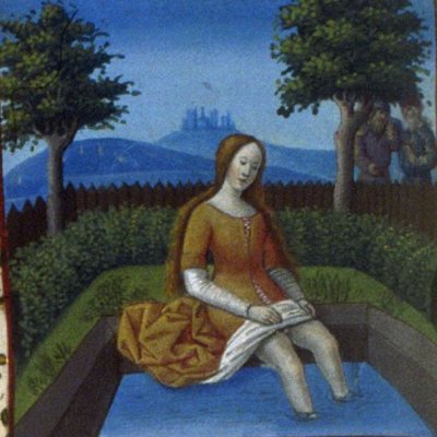 Suzanne et les vieillards (Fleur des histoires, Bnf Fr55 f.111v)