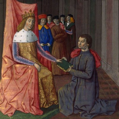 Dédicace du manuscrit à Louis XII (Fleur des histoires, Bnf Fr55 f.6r)