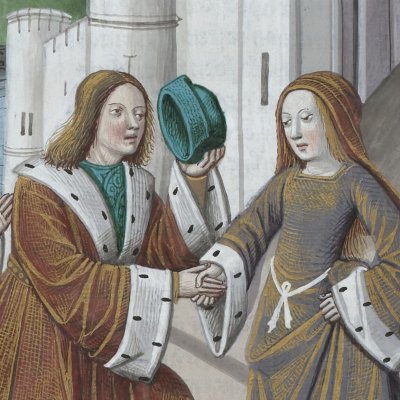 Glaucus accueilli par Circé (La Bible des poëtes, livre 14)