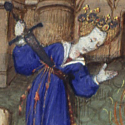 Le suicide de Didon (Boccace, De Casibus, Bnf Fr235, f56r)