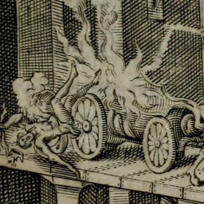 Poena talionis, emblème 14 (Pauli Maccii Emblemata, Bologne, 1628)