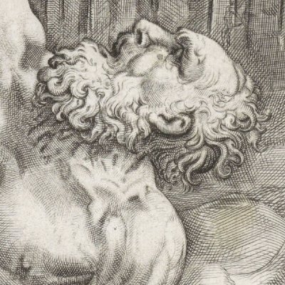 Tantale - Giulio Sanuto d'après Titien