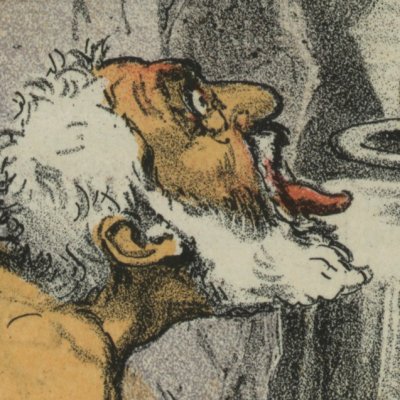 James G. Blaine en Tantale (Puck, v. 16, no. 396, 8 octobre 1884) - J. Keppler