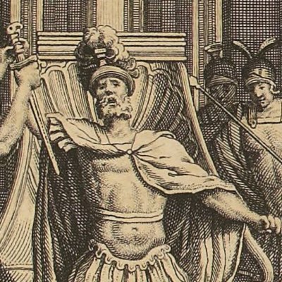 Frontispice de Mariamne, Œuvres de Voltaire, éd. 1747 - Bernigeroth