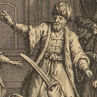 Frontispice de Mahomet, Œuvres de Voltaire, éd. 1747 - Bernigeroth