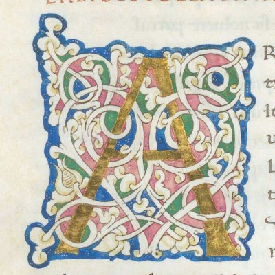 Page liminaire (Énéide, Riccardiana, Ms492, f°61r)