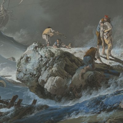 Naufrage (version de Chicago) - Jean Pillement