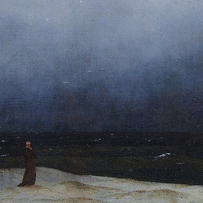 Le Moine au bord de la mer - Caspar David Friedrich