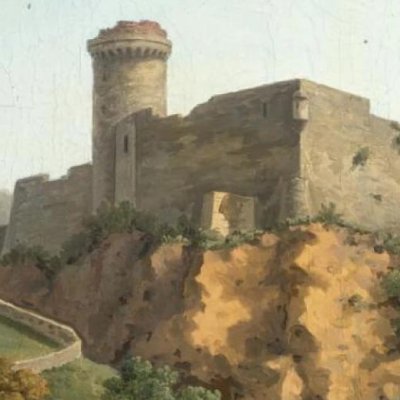 Vue du Château de Pierre Encise à Lyon - William Marlow