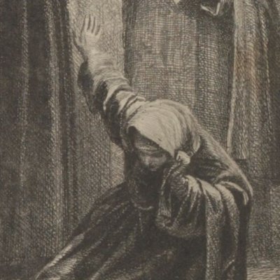 Ambrosio dévoile Agnès (Le Moine t1, Delloye, 1840)