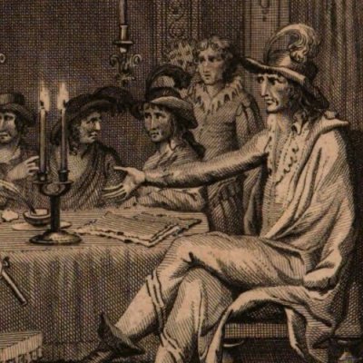 L'ermite raconte son histoire (Moore, L'Abbaye de Grasville t3, Maradan, 1798) - Bovinet d'après Challiou