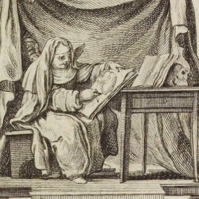 Lucie et Mélanie, cul-de-lampe (Baculard d'Arnaud, The Trials of Emotion vol1) - De Longueil after Eisen