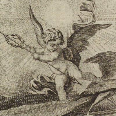 Julie, cul-de-lampe (Baculard d'Arnaud, Les Épreuves du sentiment, t1) - De Longueil d'après Eisen