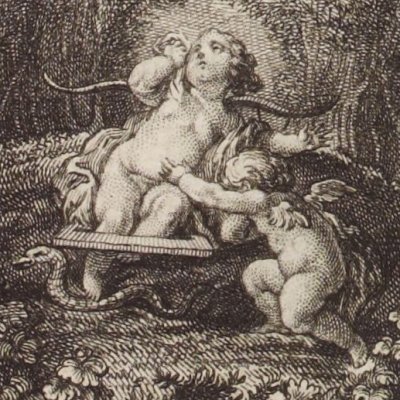 Sélicourt, cul-de-lampe (Baculard d'Arnaud, Les Épreuves du sentiment, t2) - Binet d'après Eisen