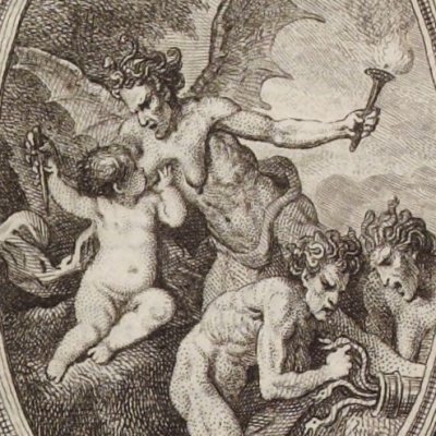 Adelson et Salvini, cul-de-lampe (Baculard d'Arnaud, Les Épreuves du sentiment, t2) - Massard d'après Eisen