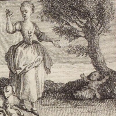 Rosalie, cul-de-lampe (Baculard d'Arnaud, Les Épreuves du sentiment, t3) - De Launay d'après Marillier