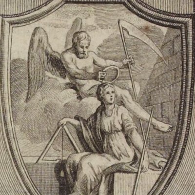 D'Almanzi, cul-de-lampe (Baculard d'Arnaud, Les Épreuves du sentiment, t4) - Halbou d'après Marillier