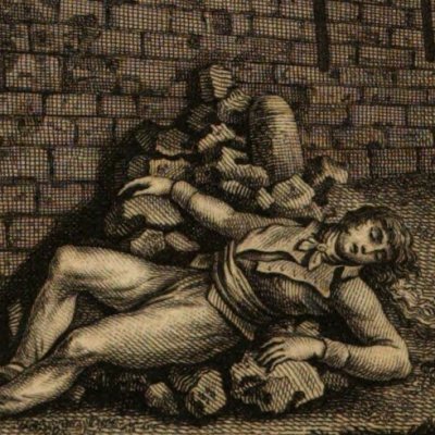 Paul blessé après une chute (Paul, t3, Le Prieur, An X - 1802) - Bovinet d'après Binet