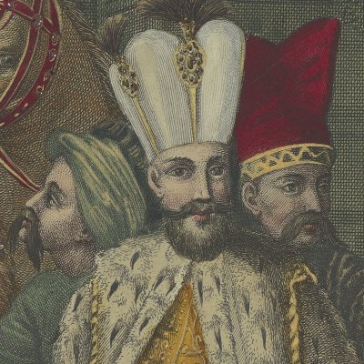 Le Grand Seigneur (Recueil de cent estampes… nations du Levant, n°1) - Simonneau d'après Van Mour