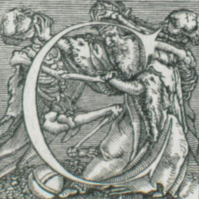 Certum est quod morieris… (Montaiglon, Alphabet de la mort de Hans Holbein)