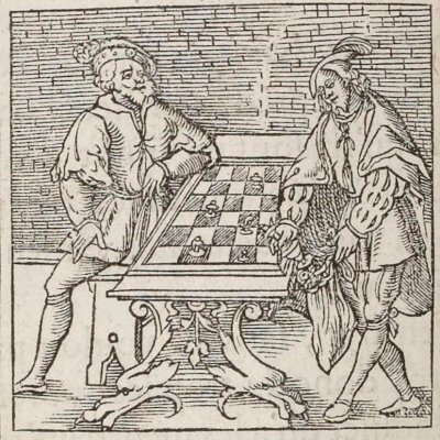 Le roi d'échecs (Théâtre des bons engins, Emblème 27)