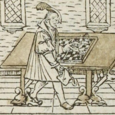 La fin nous fait tous égaux. Partie d'échecs (Hécatomgraphie, emblème 21)