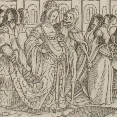 Vanité de la pompe (Les simulachres & historiees faces de la mort) - Lützelburger d'après Holbein