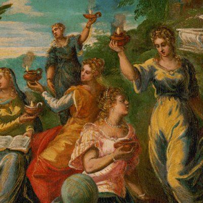 La parabole des vierges sages et des vierges folles - Anonyme vénitien