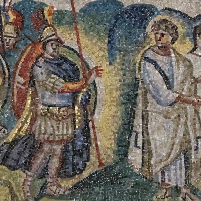 Moïse ordonne à Josué de combattre Amalek (Rome, Sainte-Marie-Majeure)