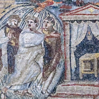 La gloire de Yahvé protège Moïse et ses partisans (Rome, Sainte-Marie-Majeure)