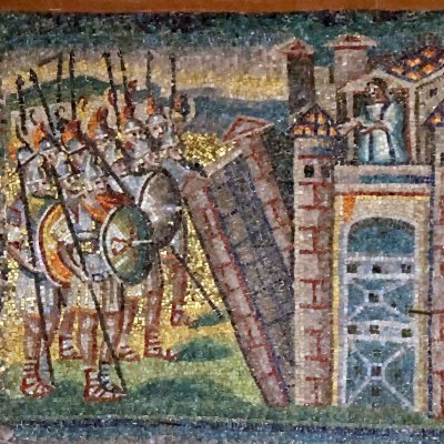 Le siège de Jéricho (Rome, Sainte-Marie-Majeure)